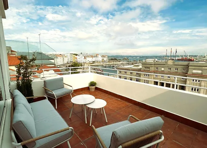 Apartment Atico Con Dos Terrazas E Increibles Vistas En Pleno Centro De A Coruna